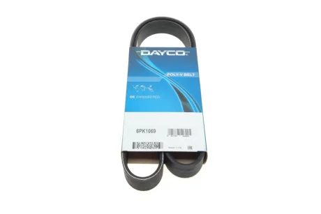Ремінь поліклиновий для DAYCO 6PK1069 фото товару