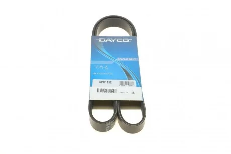 Ремінь поліклиновий для DAYCO 6PK1152 фото товару