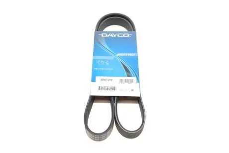 Ремінь поліклиновий для Chevrolet, Citroen, Renault, Opel, Toyota DAYCO 6PK1209 фото товару