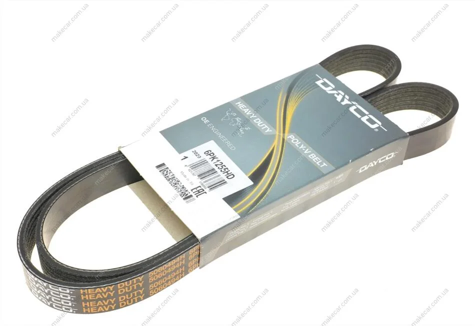 <strong>Ремінь струмковий DAYCO 6PK1255HD (фото 1)</strong>