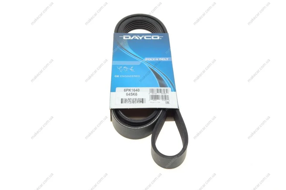 <strong>Ремінь поліклиновий DAYCO 6PK1640 (фото 1)</strong>