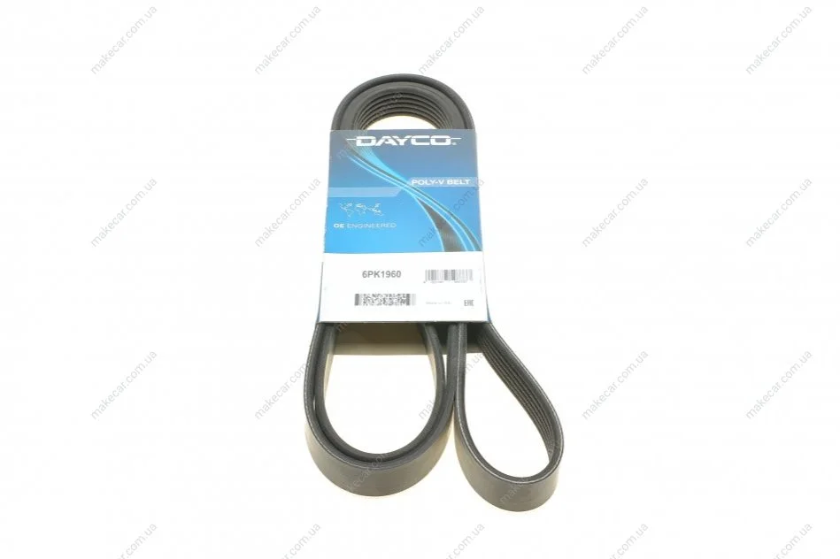 <strong>Ремень генератора Alfa Romeo 147/156/166 2.0/3.2 00-10 DAYCO 6PK1960 (фото 1)</strong>