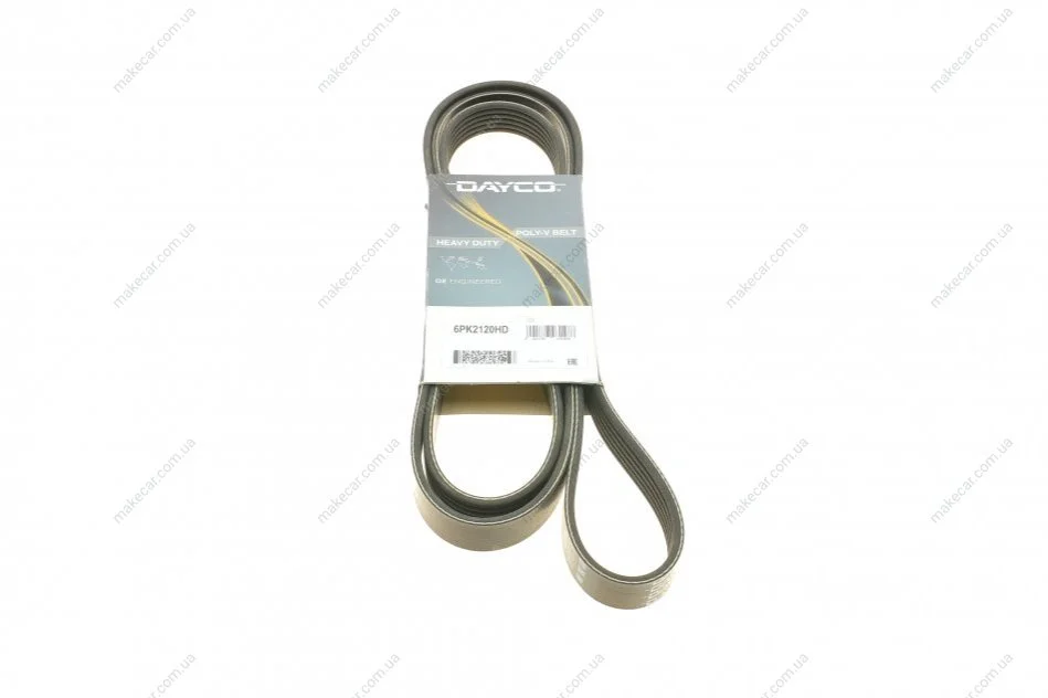 <strong>Ремінь поліклінової Dayco DAYCO 6PK2120HD (фото 1)</strong>