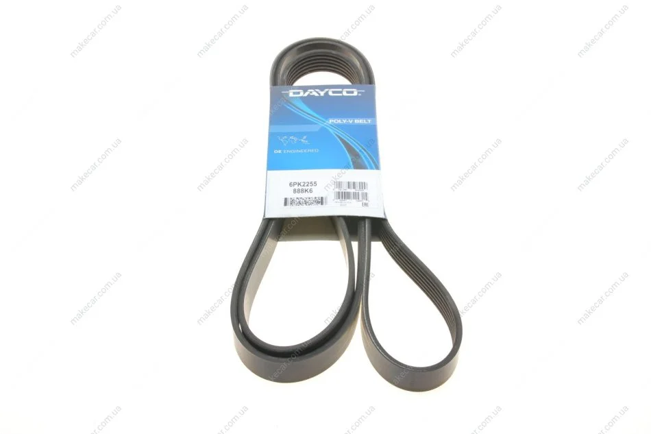 <strong>Ремінь генератора MB W124/126/201 M103/104 85-95 DAYCO 6PK2255 (фото 1)</strong>