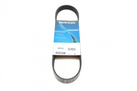 Ремінь поліклиновий для DAYCO 6PK730 фото товару
