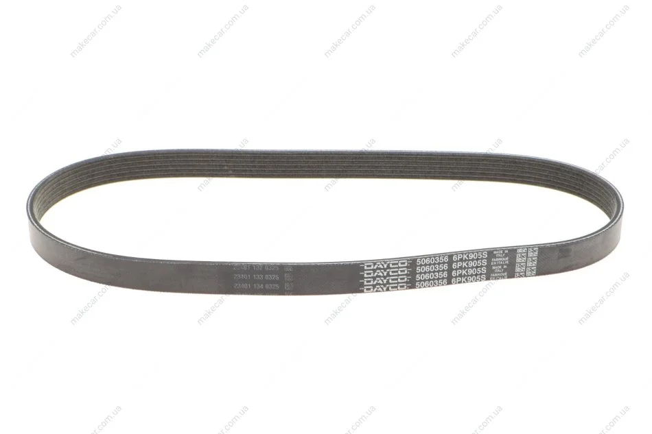 <strong>Ремінь генератора Citroen Berlingo / Peugeot Partner 1.6 VTi 09- DAYCO 6PK905S (фото 1)</strong>