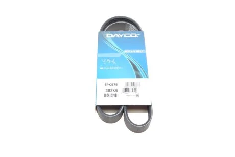 Ремінь поліклиновий для DAYCO 6PK975 фото товару