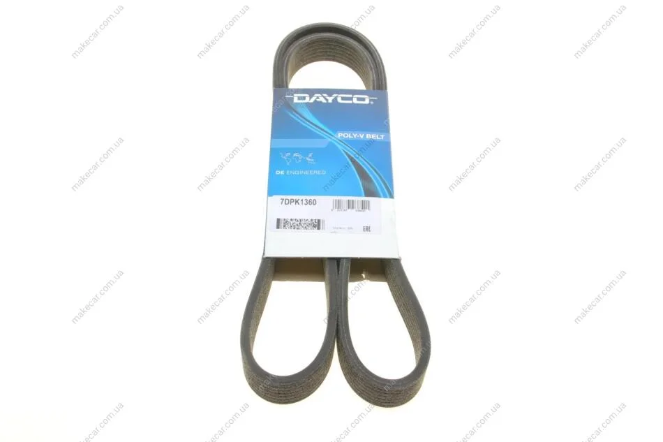 <strong>Ремень поликлиновой Dayco DAYCO 7DPK1360 (фото 1)</strong>