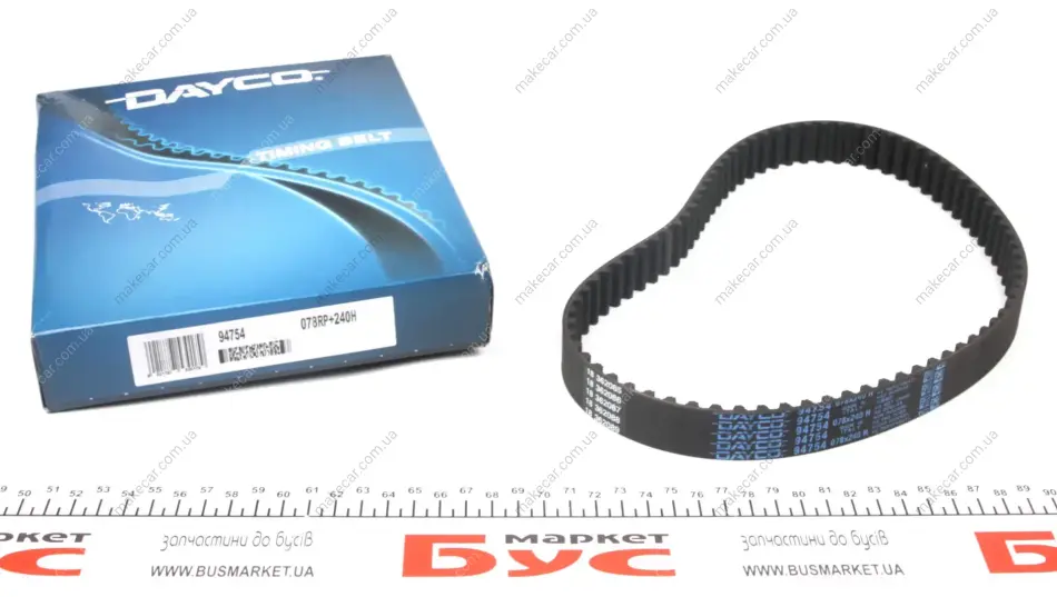 <strong>Ремінь ГРМ Land Rover Freelander 2.0 DI 98-06 (78x24) DAYCO 94754 (фото 1)</strong>