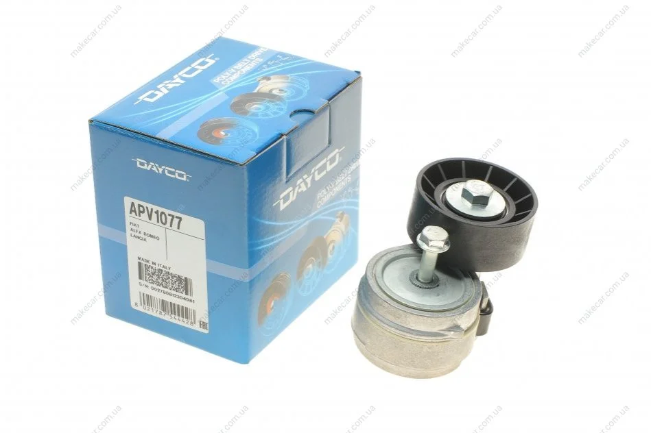 <strong>Натягувач ременя генератора Doblo 1.9D/JTD 01- DAYCO APV1077 (фото 1)</strong>
