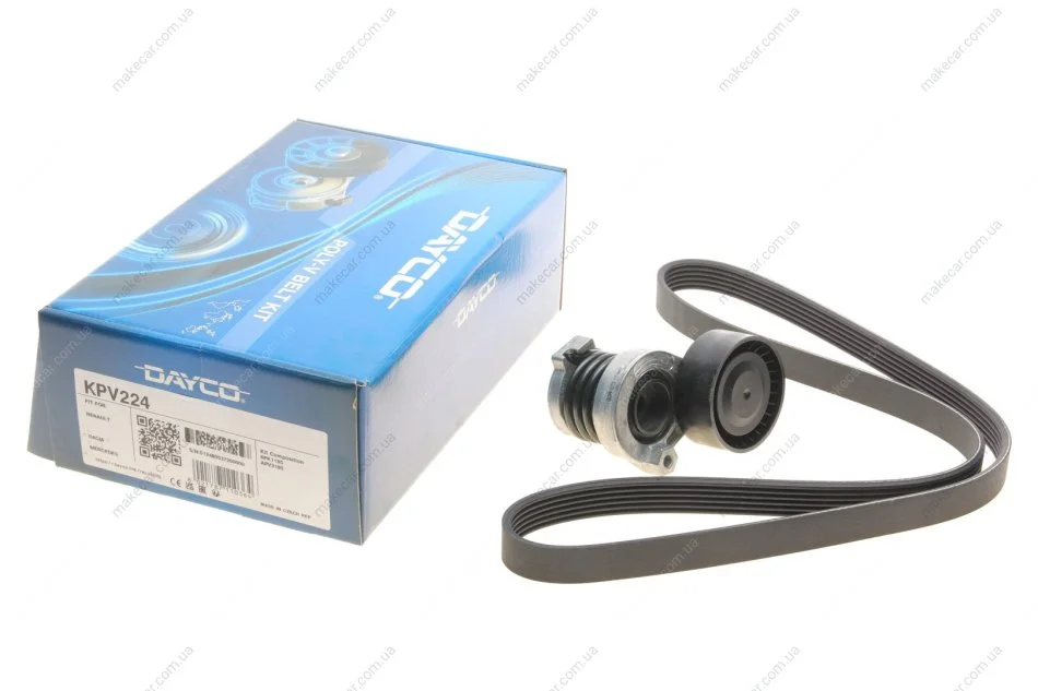 <strong>Комплект ременя генератора Renault Kangoo 1.5 dCi 09- DAYCO KPV224 (фото 1)</strong>