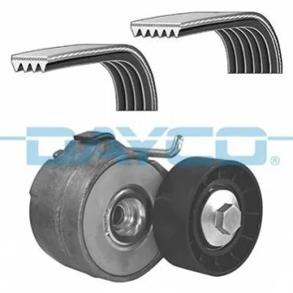 FIAT Поликлиновой ременный комплект (2ремня+натяж.мех) DOBLO 1.3 05- для DAYCO KPV805 фото товару