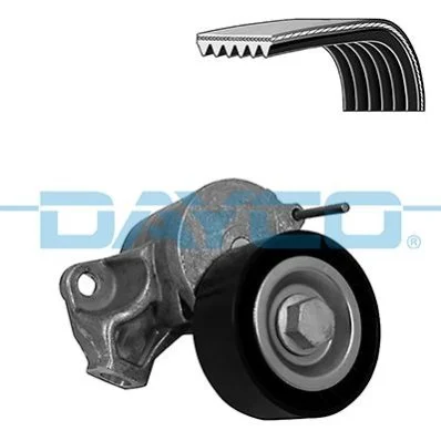 <strong>VW Поликлиновой ременный комплект (ремень+натяж. мех.) POLO 1.4 14-, SKODA FABIA 1.4 04-, SEAT IBIZA 1.4 15-, AUDI A1 1.4 14- DAYCO KPV915 (фото 1)</strong>