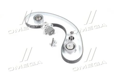 Роликовий модуль натягувача ременя (ролик, ремінь, помпа) для Audi, Volkswagen, Seat DAYCO KTBWP5630 фото товару