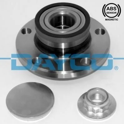 <strong>VW Ступица колеса задн. (с подшипником) Polo 01-04Skoda FabiaAudi A2 DAYCO KWD1006 (фото 1)</strong>