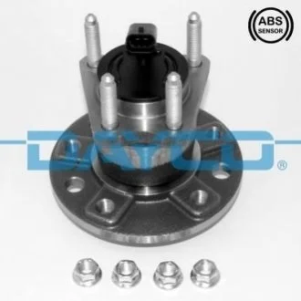 OPEL Подшипник задней ступицы с датчиком (5-отв.) Astra H 04-, Meriva, Zafira. для Opel, Vauxhall DAYCO KWD1051 фото товару