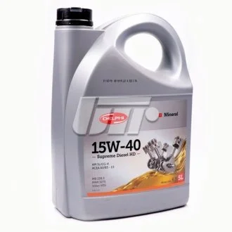 Моторна олива Delphi Supreme Diesel 15W-40, 5л для DELPHI 93891210 фото товару