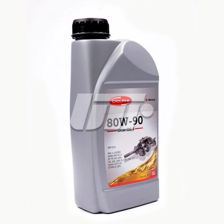 <strong>Трансмісійна олива Delphi Gear Oil 4 80W-90, 1л DELPHI 93892551 (фото 1)</strong>