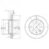 <strong>FORD Диск тормозной передний FIESTA 82-89 239.5 20 18 DELPHI BG2273 (фото 1)</strong>