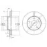 <strong>FORD Диск тормозной передн.Scorpio 85- (вентилируемый) DELPHI BG2346 (фото 1)</strong>