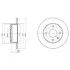 <strong>FORD Диск тормозной передний (239,5*10) Escort,Orion -90 DELPHI BG2376 (фото 1)</strong>