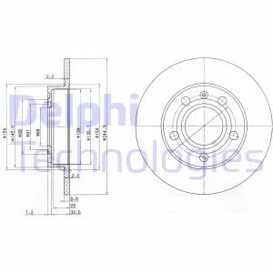 Гальмівний диск для DELPHI BG2753C фото товару
