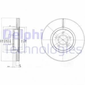 Гальмівний диск для DELPHI BG4056C фото товару
