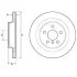 <strong>BMW Диск гальмівний задній 1/F40, X1/F48 DELPHI BG4778C (фото 1)</strong>
