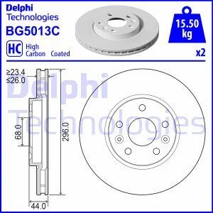 <strong>Гальмівний диск DELPHI BG5013C (фото 1)</strong>