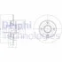 <strong>CITROEN Диск тормозной задн с ступицой лакир.! (c подш, с кольцом ABS) Citroen C3,C4 Peugeot 207,307 (249*9*30) DELPHI BG9022RSC (фото 1)</strong>