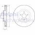 <strong>LAND ROVER Диск гальм. передній Range Rover Evoque 11-, Discovery Sport 14- DELPHI BG9183C (фото 1)</strong>
