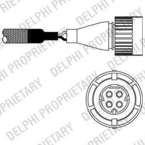 <strong>Лямбда-зонд DELPHI ES10254-12B1 (фото 1)</strong>