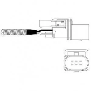 <strong>Лямбда-зонд DELPHI ES11022-12B1 (фото 1)</strong>