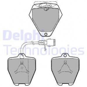 Комплект гальмівних колодок з 4 шт. дисків Delphi LP1024