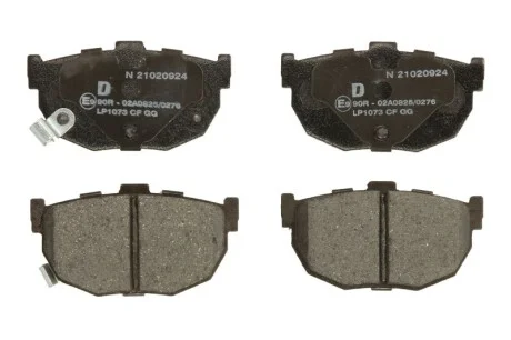 KIA Колодки тормозные задние дисковые Cerato,Hyundai для DELPHI LP1073 фото товара