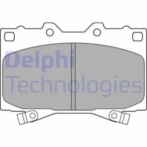 Гальмівні колодки, дискові для DELPHI LP1308 фото товару