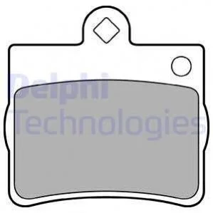 Комплект гальмівних колодок з 4 шт. дисків для Mercedes, Opel, Chrysler, ISUZU DELPHI LP1402 фото товару