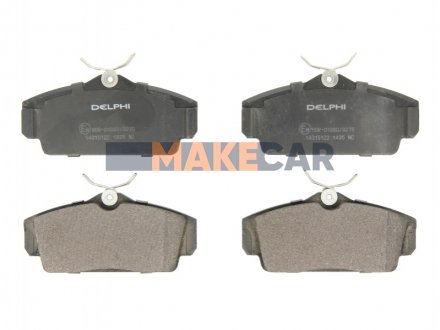 Комплект гальмівних колодок з 4 шт. дисків Delphi LP1435 (фото 1)