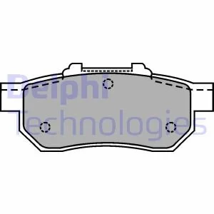 Гальмівні колодки, дискові для Honda DELPHI LP1456 фото товара