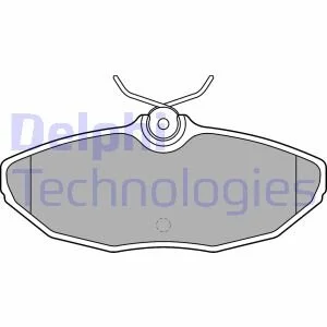 Гальмівні колодки, дискові для Jaguar, Lincoln, Dodge DELPHI LP1505 фото товару
