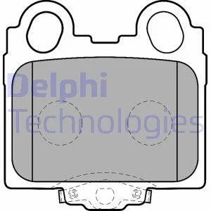 <strong>Гальмівні колодки, дискові DELPHI LP1510 (фото 1)</strong>