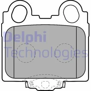 Гальмівні колодки, дискові для DELPHI LP1510 фото товару