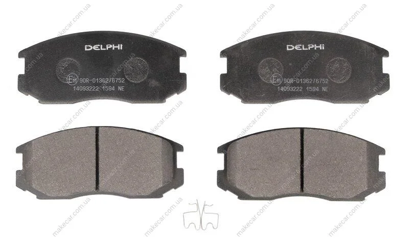 <strong>Гальмівні колодки, дискові DELPHI LP1594 (фото 1)</strong>