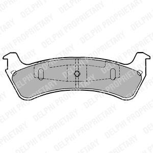 FORD колодки гальмівні дискові задн. Explorer 91-. Delphi LP1635 фото товару