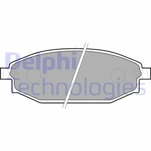 <strong>HYUNDAI гальмівні колодки передні Galloper 98- DELPHI LP1665 (фото 1)</strong>