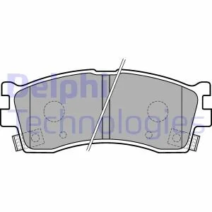 Гальмівні колодки, дискові для DELPHI LP1702 фото товару
