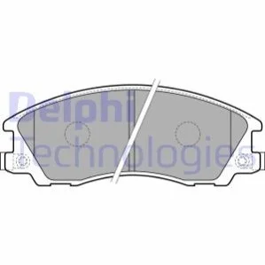 HYUNDAI Тормозные колодки дисковые Terracan 01- для Hyundai DELPHI LP1853 фото товара