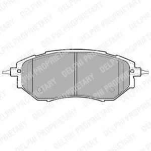 <strong>SUBARU Тормозные колодки передн. LEGACY IV, FORESTER, OUTBACK 09- DELPHI LP1941 (фото 1)</strong>