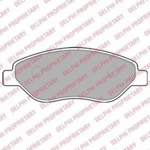 <strong>OPEL гальмівні колодки передн. CORSA C 1.7 CDTI DELPHI LP2010 (фото 1)</strong>