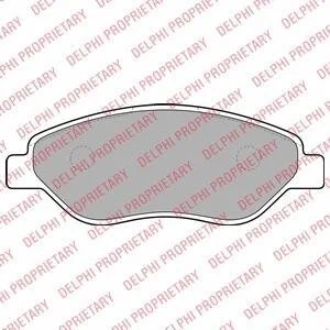 OPEL гальмівні колодки передн. CORSA C 1.7 CDTI для Opel, Vauxhall DELPHI LP2010 фото товара